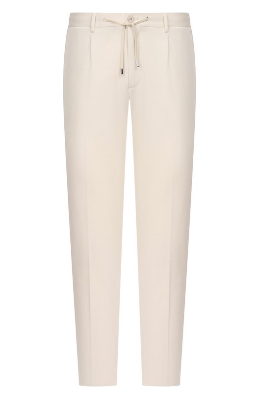 Шерстяные брюки Stefano Ricci M1T6100130/MA0033 Кремовый M1T6100130/MA0033