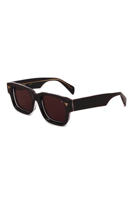 Женские солнцезащитные очки VINTAGE FRAMES черного цвета, арт. B0WIE BLACK AND CLEAR/BLACK | Фото 1 (Нос: Не проставлено; Тип очков: С/з; Материал: Пластик; Региональные ограничения белый список (Axapta Mercury): Не проставлено)