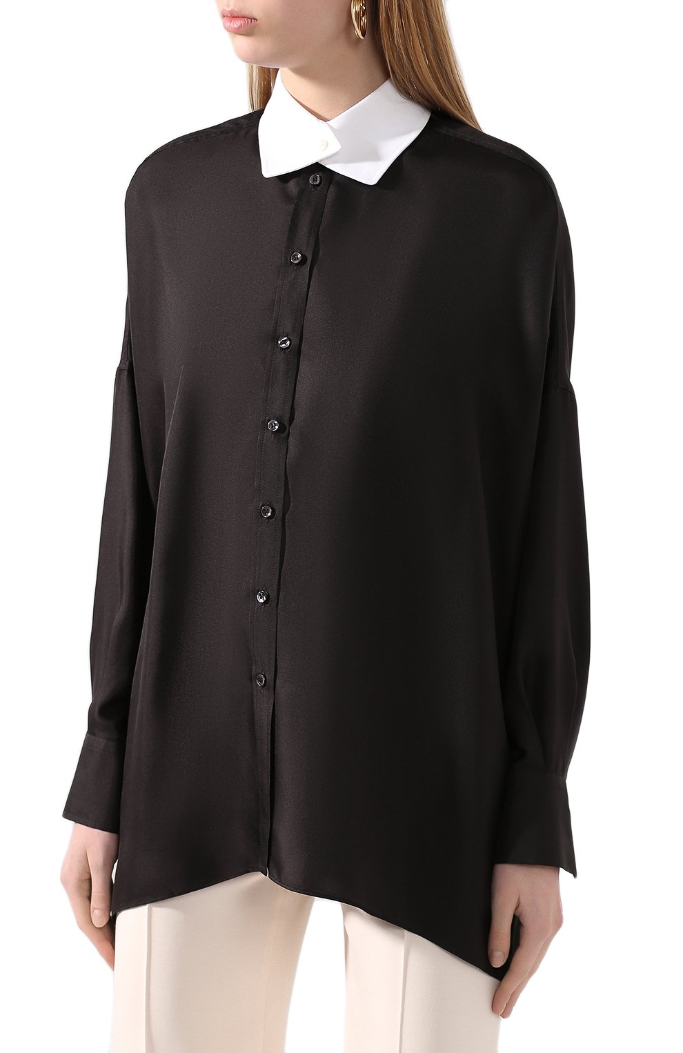 Шелковая рубашка BRUNELLO CUCINELLI, арт. MB953N0806, фото 3