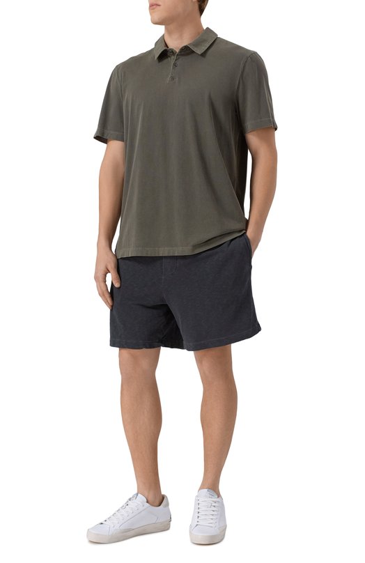 Хлопковые шорты James Perse MXA4192 Серый  MXA4192 Фото 2