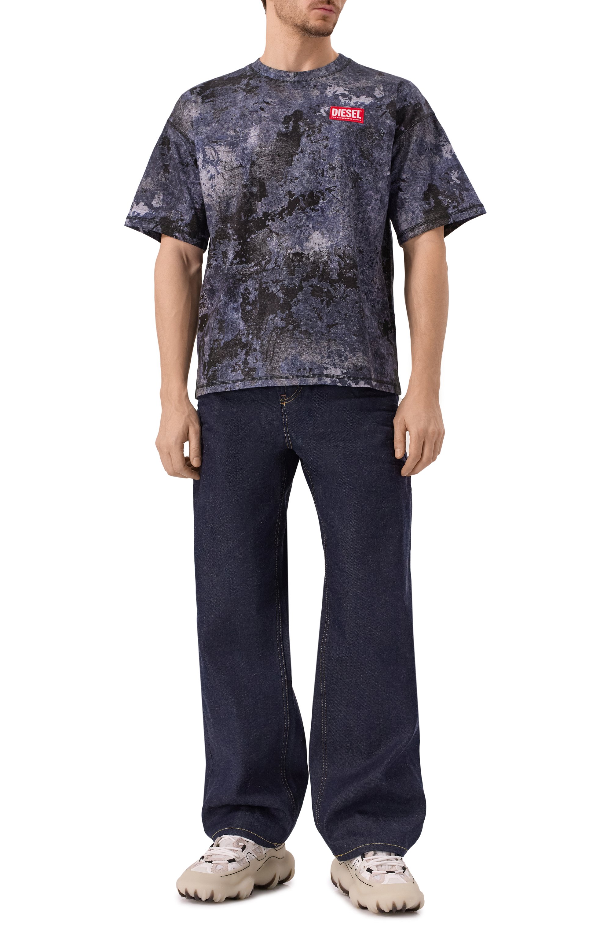 Хлопковая футболка DIESEL, арт. A16403/0QLAF, фото 2