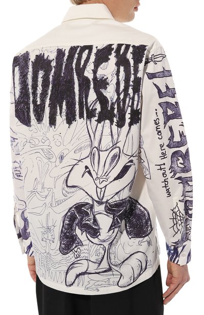 Хлопковая рубашка DOMREBEL, арт. MH0MER00M/L0NGSLEEVE SHIRT, фото 4