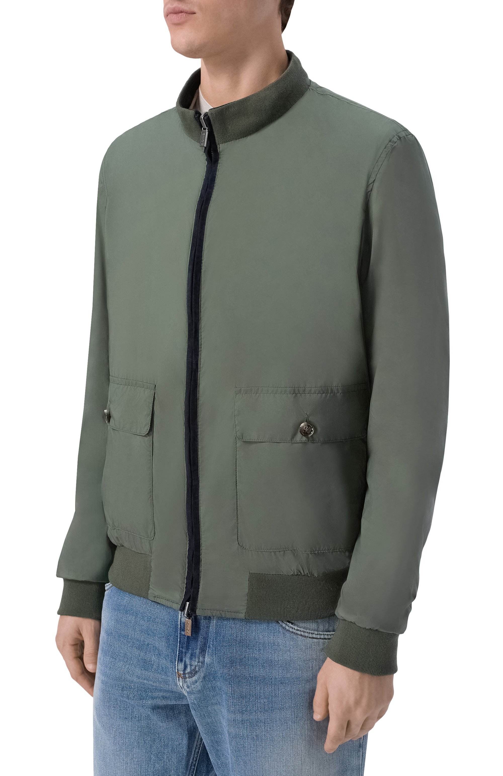 Двусторонний замшевый бомбер GIMO'S, арт. 6S20.1.040.50R/112, фото 6