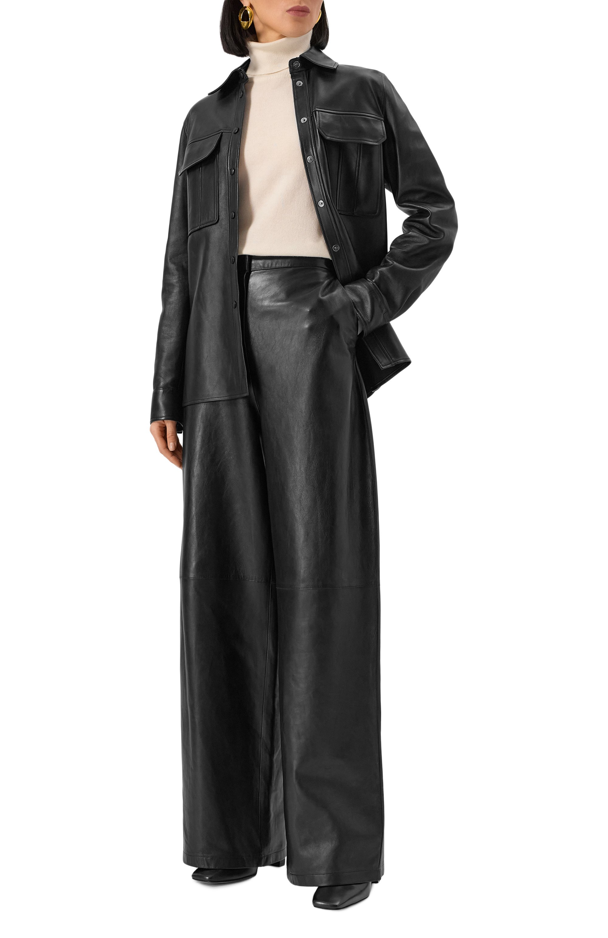 Кожаные брюки MVST, арт. ZBPAN-Y071-1, фото 2