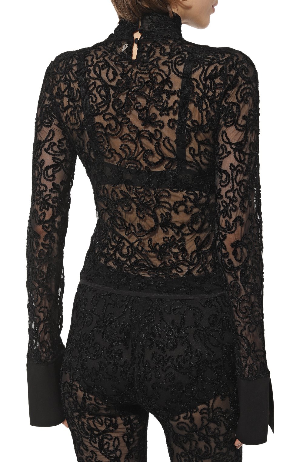 Топ DONDUP черного цвета по цене 114500 руб., арт. S979/JS0286D XXX, фото 4 Топ DONDUP, арт. S979/JS0286D XXX, фото 4