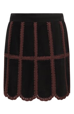 Замшевая юбка MIU MIU, арт. MPD615-054-F0002, фото 1