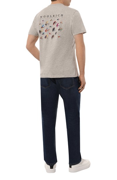 Хлопковая футболка WOOLRICH, арт. CFW0TE0097MRUT2926, фото 2
