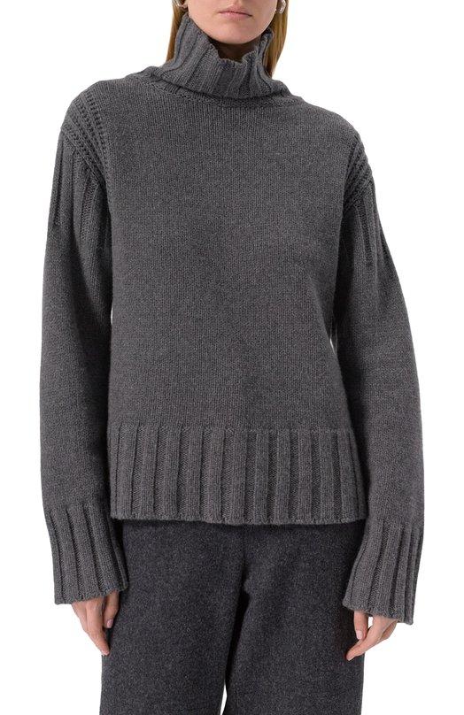 Кашемировый свитер Jil Sander J40GP0019-J13207 Серый  J40GP0019-J13207 Фото 3