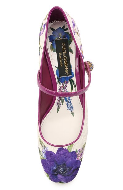 Комбинированные туфли alexa DOLCE & GABBANA, арт. CD1627/B9N01, фото 5
