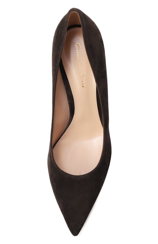 Замшевые туфли Gianvito 70 Gianvito Rossi G26770.70RIC.CAMM0KA Коричневый  G26770.70RIC.CAMM0KA Фото 6