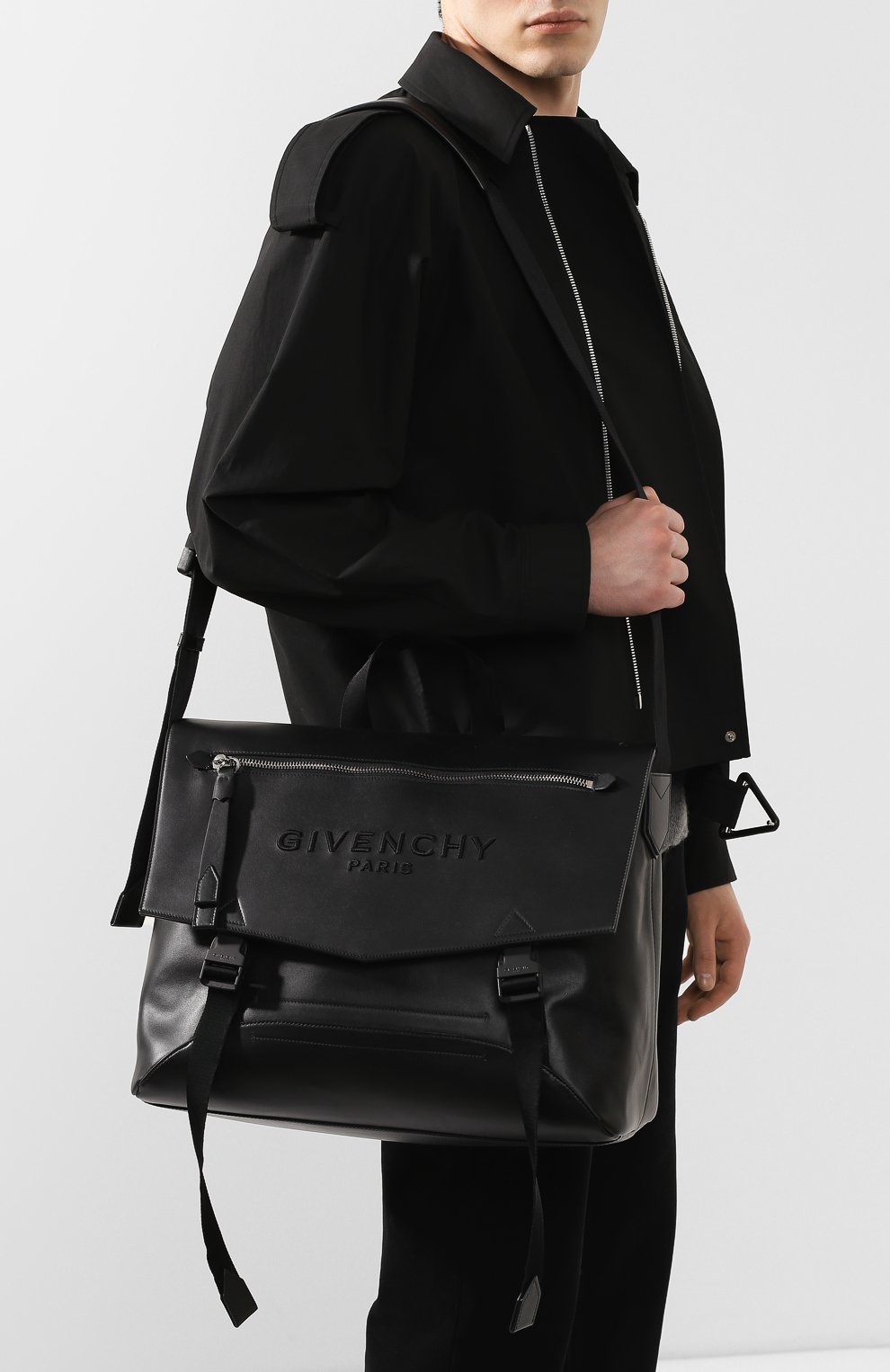 Кожаный портфель downtown GIVENCHY, арт. BK5066K0SJ, фото 5