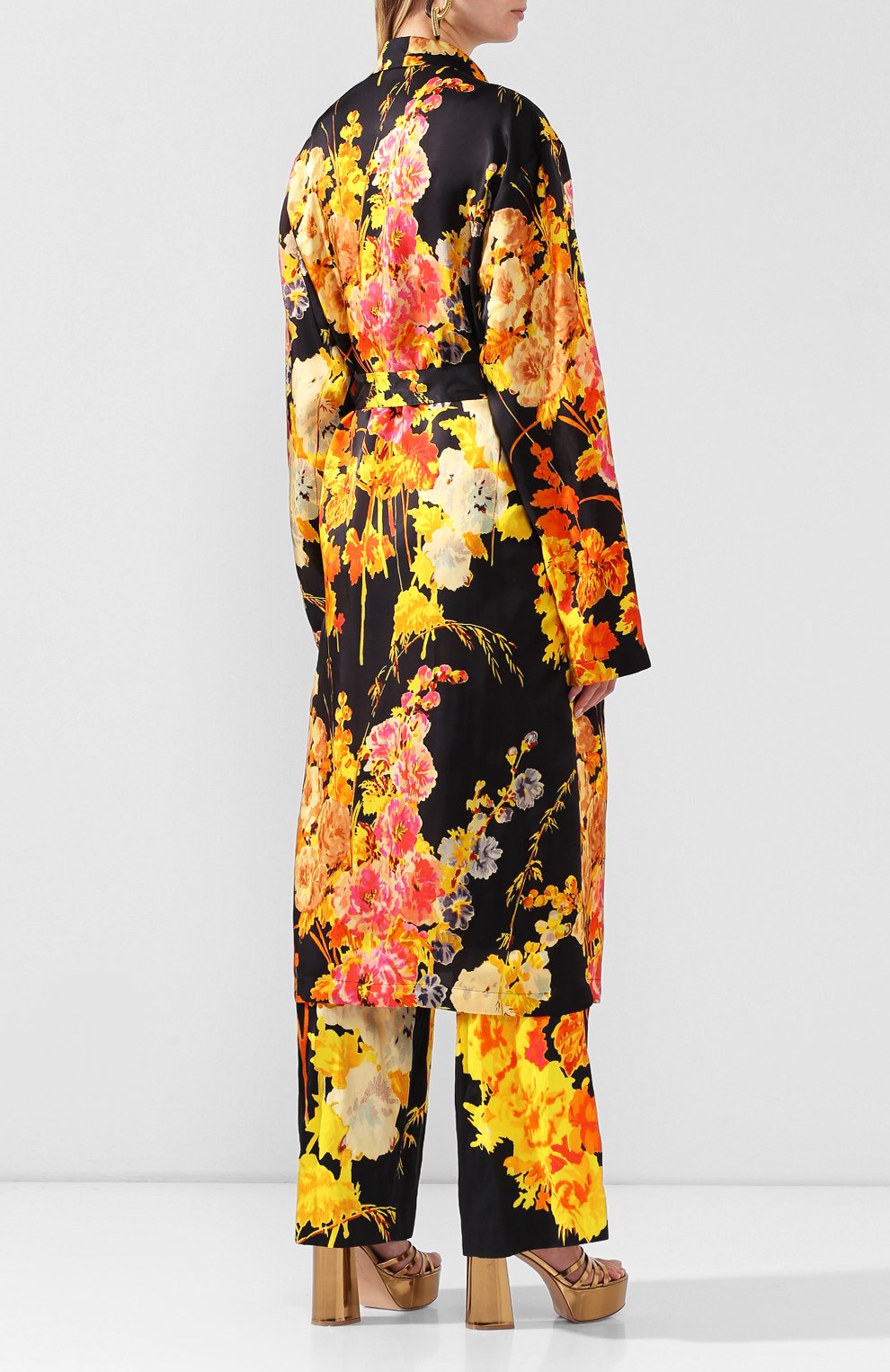 Плащ из вискозы DRIES VAN NOTEN, арт. 201-10742-9404, фото 4