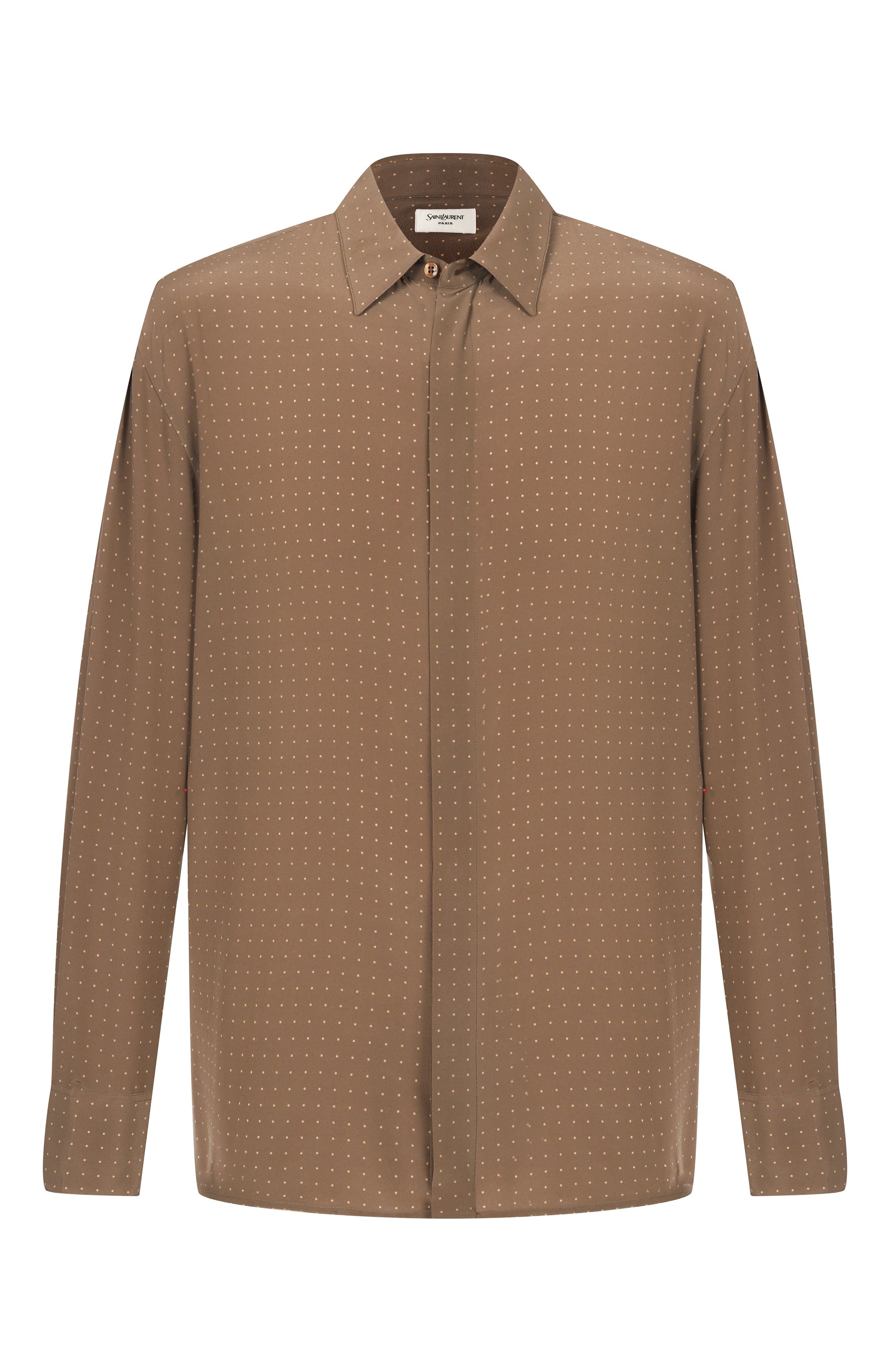 Шелковая рубашка SAINT LAURENT, арт. 819096/Y2L98, фото 1