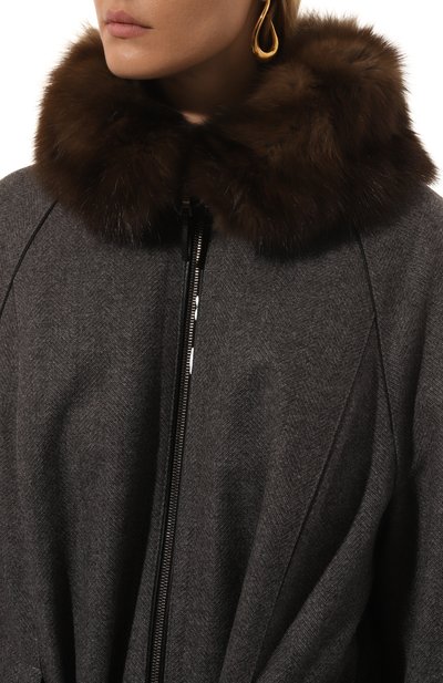 Кашемировая парка с подкладкой из меха соболя и норки SABLEFUR, арт. 72333-SB-11, фото 5