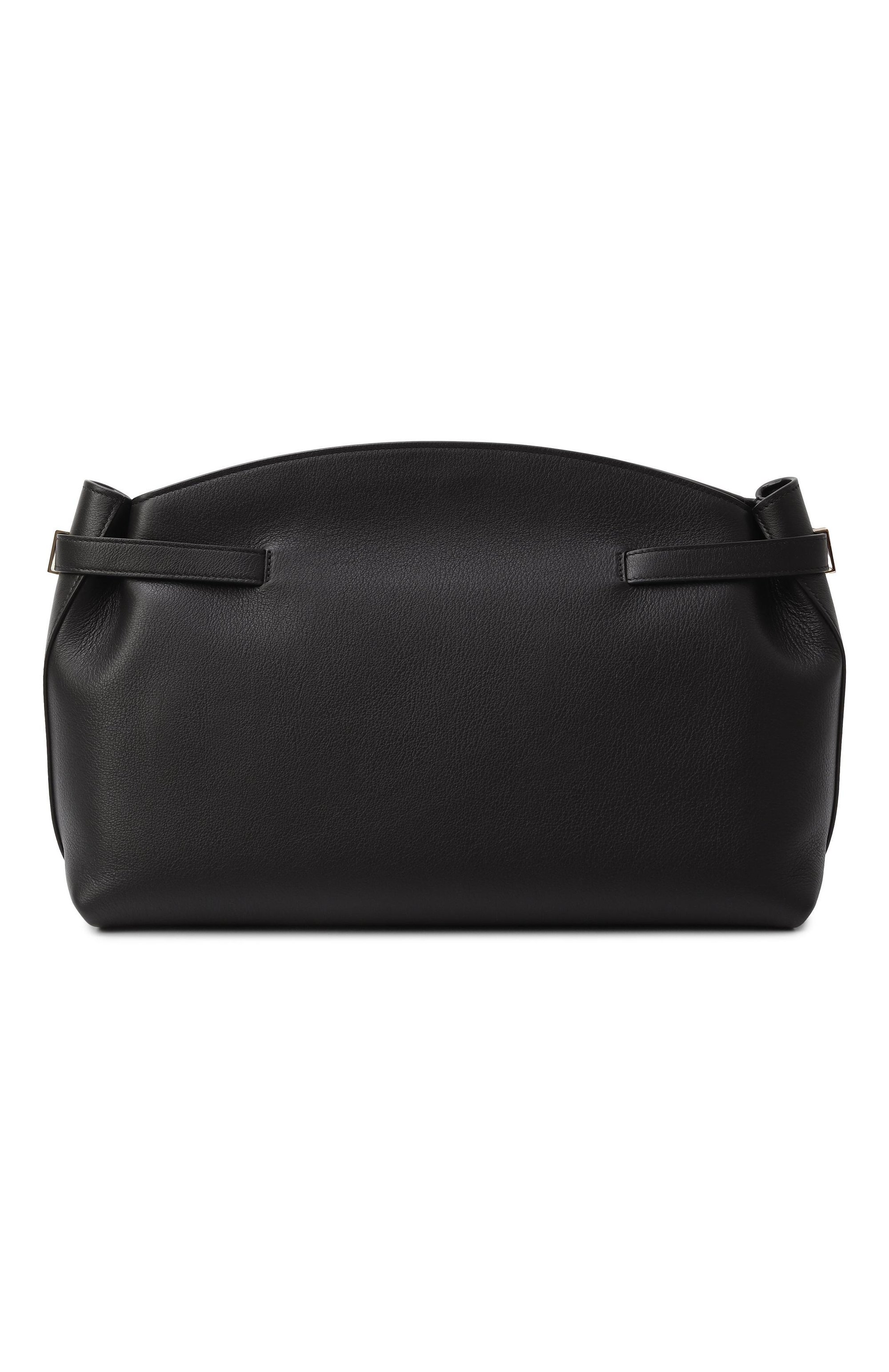 Сумка hug soft large FERRAGAMO черного цвета по цене 343000 руб., арт. 215890/766675, фото 6 Сумка hug soft large FERRAGAMO, арт. 215890/766675, фото 6