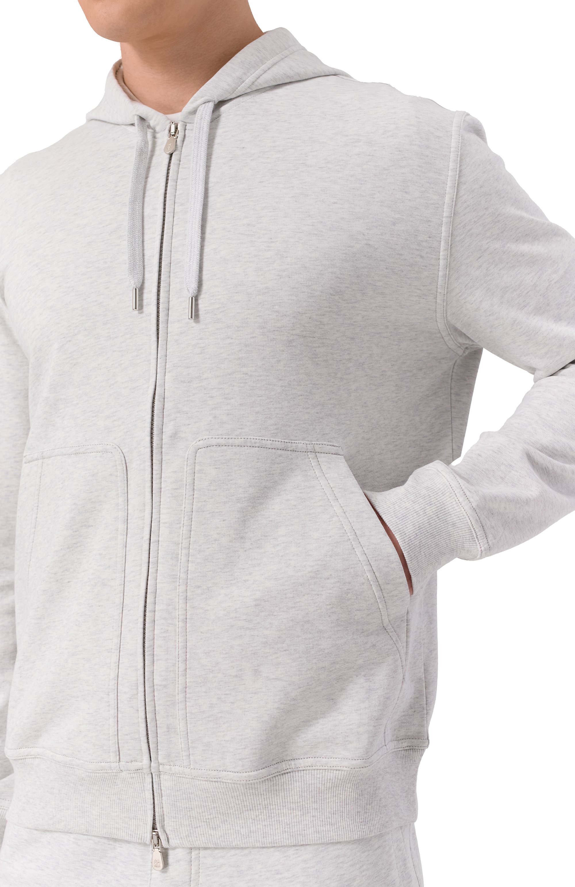 Хлопковая толстовка BRUNELLO CUCINELLI, арт. MW8639069G, фото 5