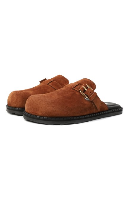 Женские замшевые сабо MOSCHINO, арт. MA10152G1N/ME0