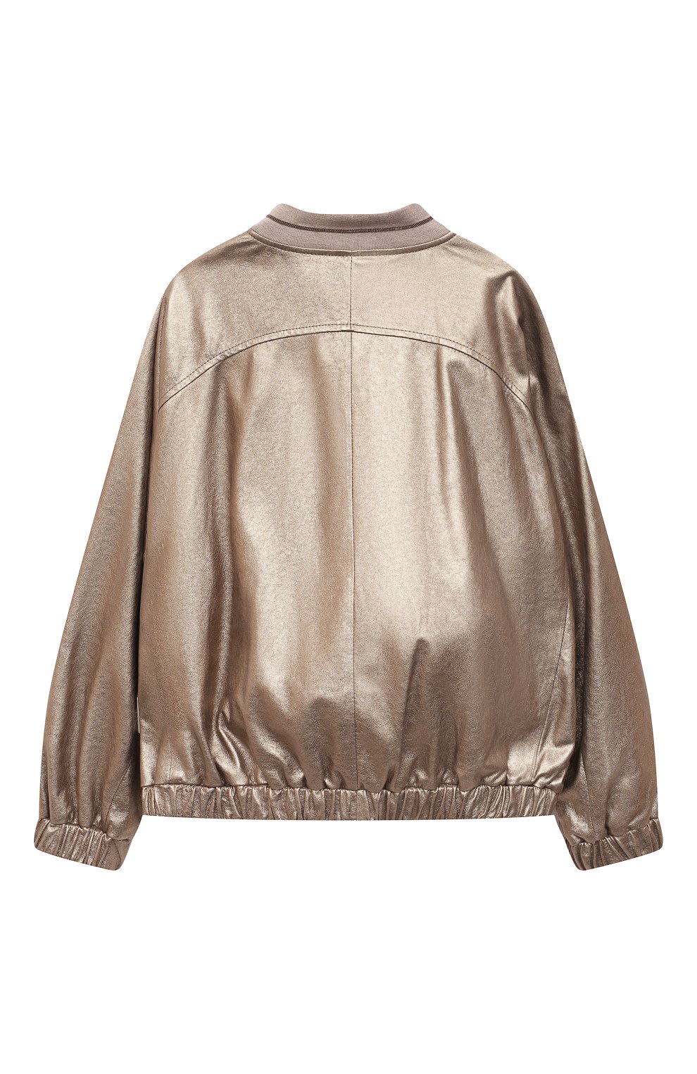 Кожаный бомбер BRUNELLO CUCINELLI, арт. B0PELY620C, фото 2