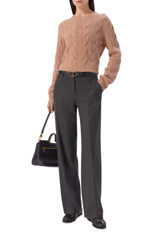 Кашемировый свитер Loro Piana FAN1644 Бежевый  FAN1644 Фото 2