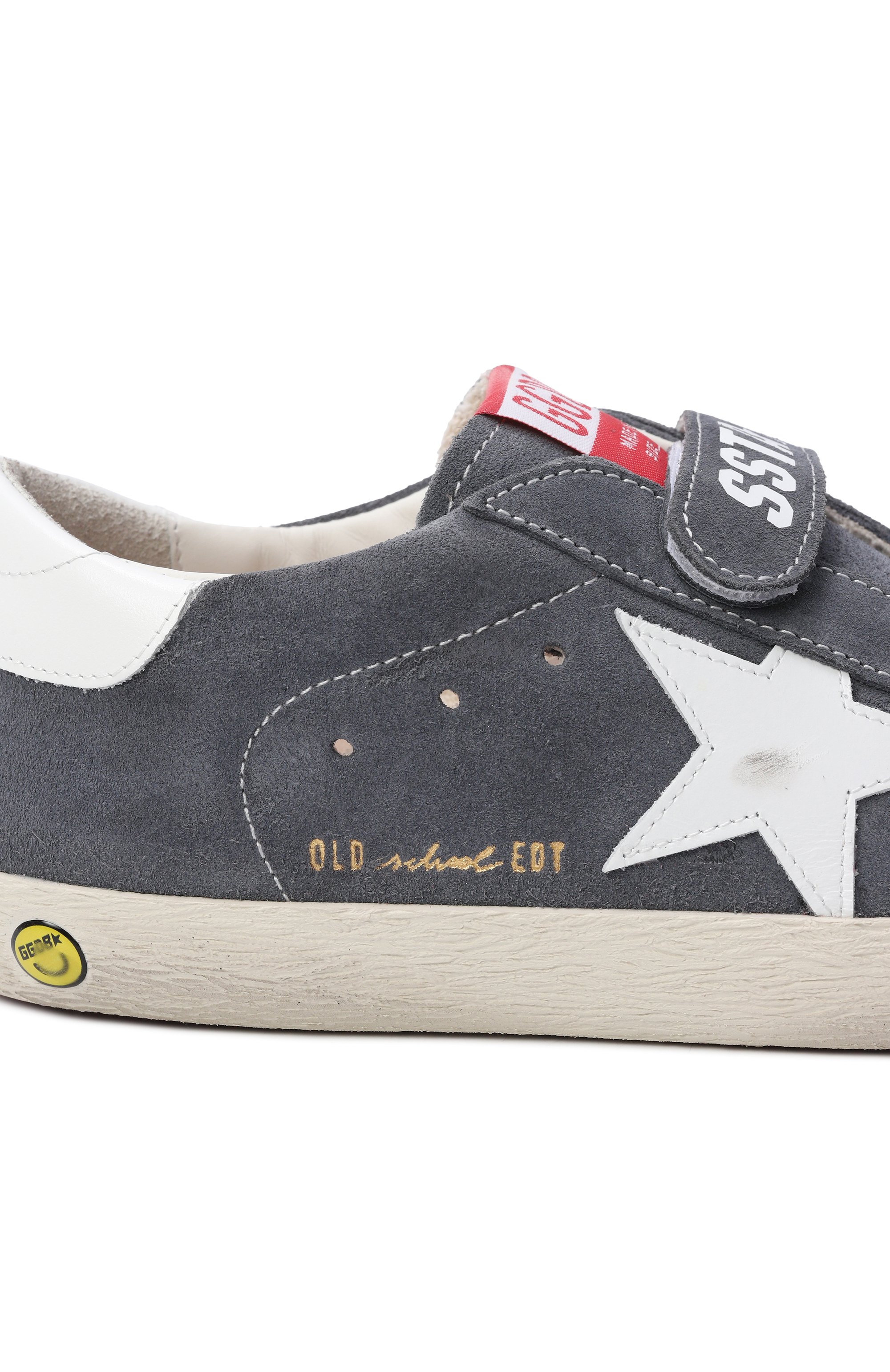 Замшевые кеды old school GOLDEN GOOSE DELUXE BRAND темно-синего цвета по цене 49950 руб., арт. GTF00111.F008036, фото 5 Замшевые кеды old school GOLDEN GOOSE DELUXE BRAND, арт. GTF00111.F008036, фото 5