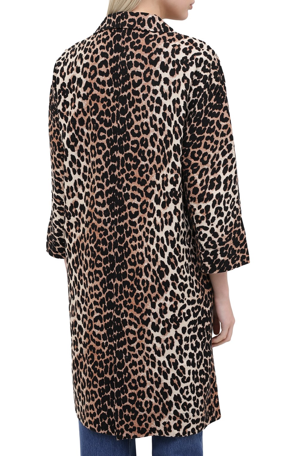 Пальто из хлопка и льна GANNI, арт. F5013, фото 4