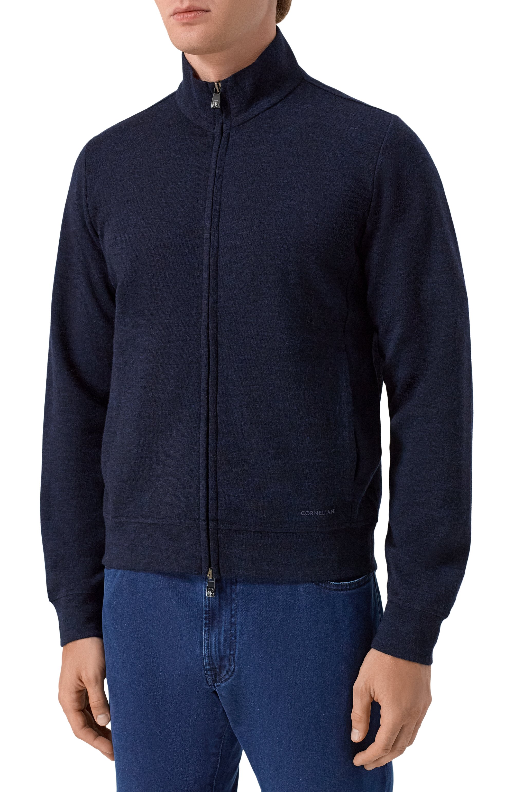 Кардиган из шерсти и хлопка CORNELIANI, арт. 26G566-2625016, фото 3