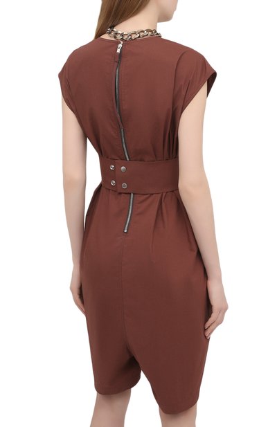 Хлопковый комбинезон RICK OWENS, арт. RP21S3535/P, фото 4