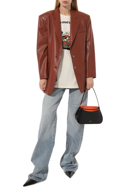Хлопковая футболка disney x gucci GUCCI, арт. 615044 XJDBI, фото 2