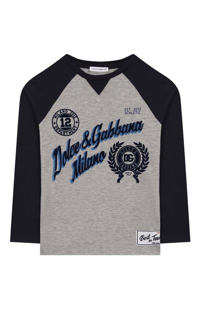 Хлопковый лонгслив DOLCE & GABBANA, арт. L4JTIX/G7PDR/2-6