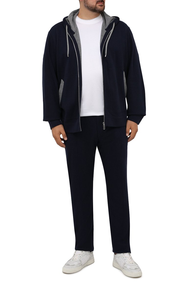 Толстовка из хлопка и кашемира CORTIGIANI, арт. 214600/0000/60-70, фото 2