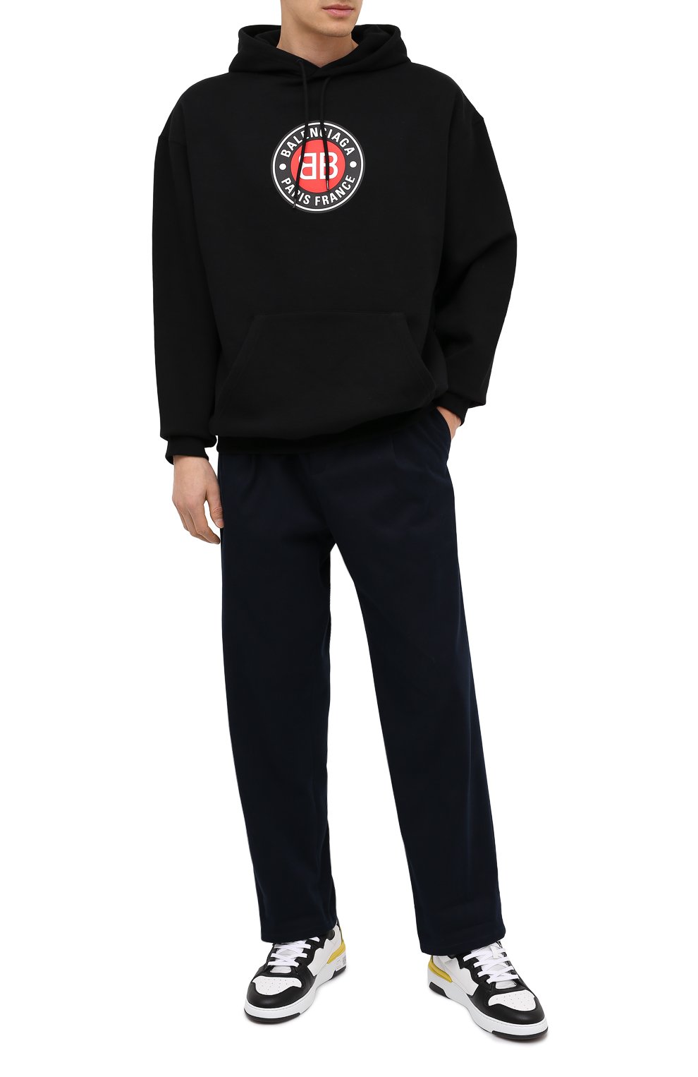 Хлопковое худи BALENCIAGA, арт. 570811/TJVD7, фото 2