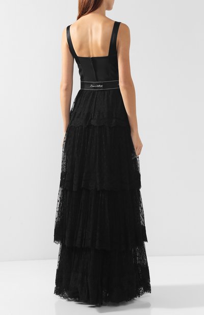 Приталенное многоярусное платье со шнуровкой DOLCE & GABBANA, арт. F6B4MT/GDK04, фото 4