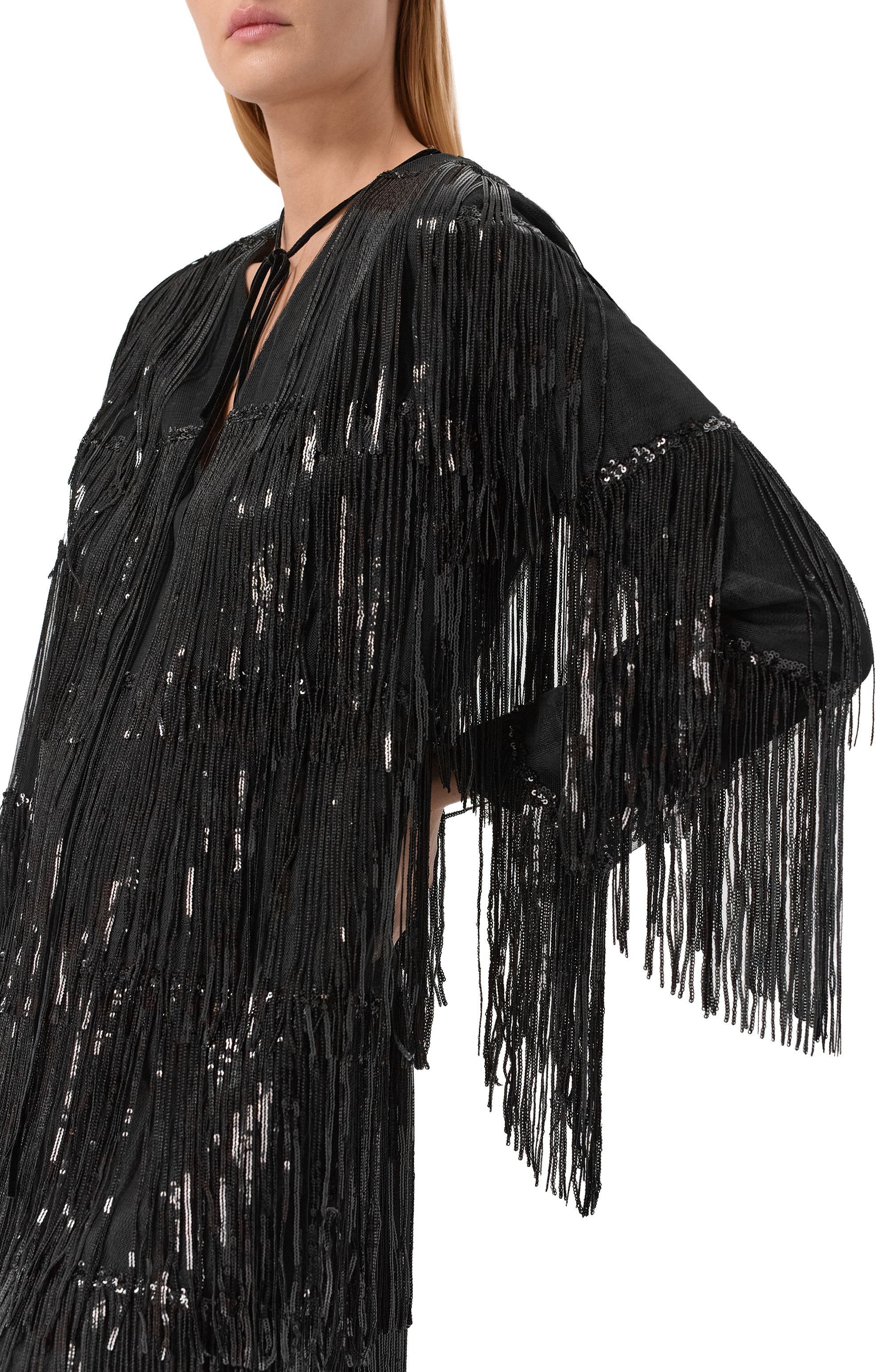 Платье с отделкой пайетками NINA RICCI, арт. 25ACR0041/PL0481, фото 4