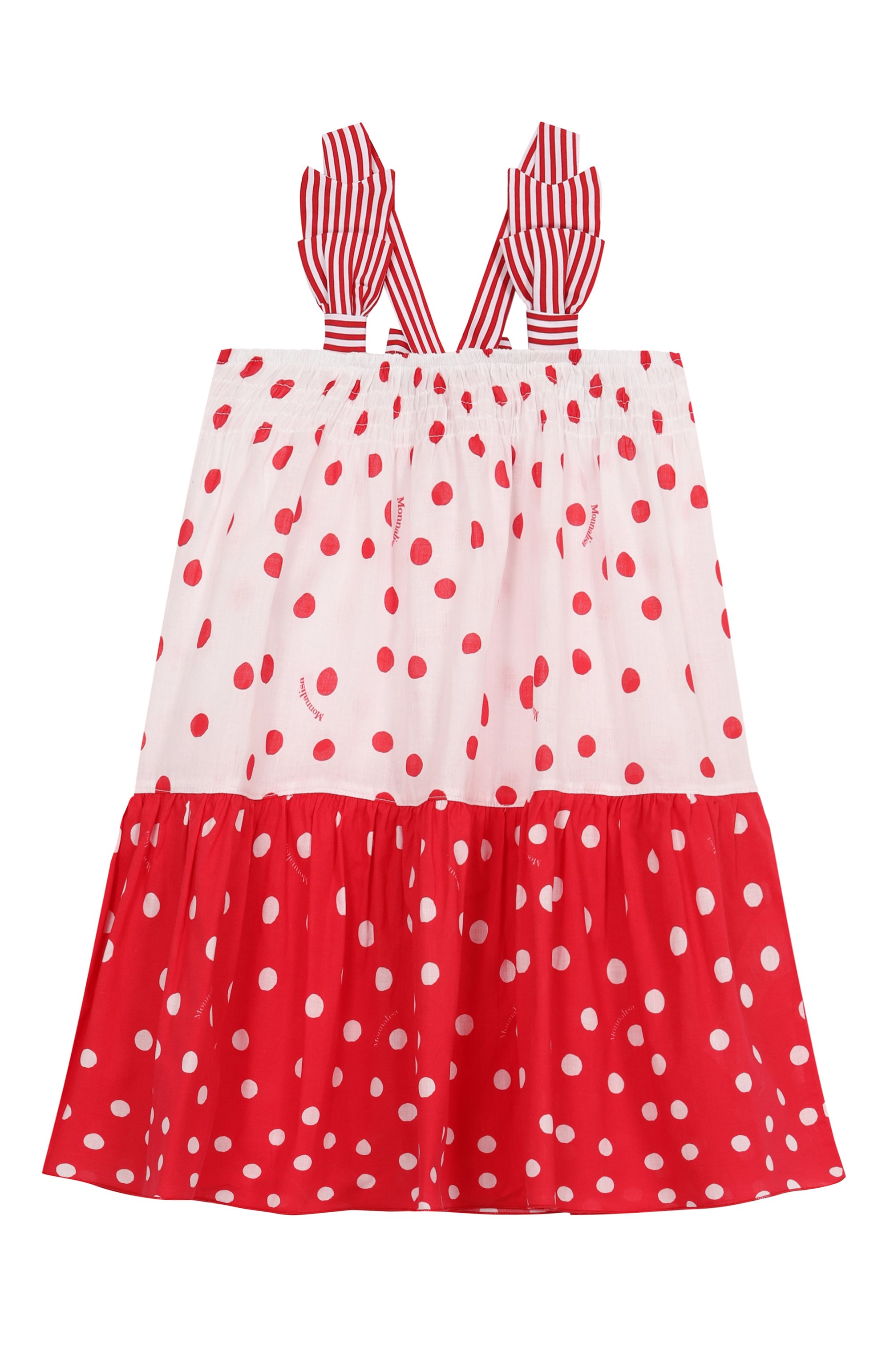 Хлопковый сарафан MONNALISA, арт. 39E052, фото 2