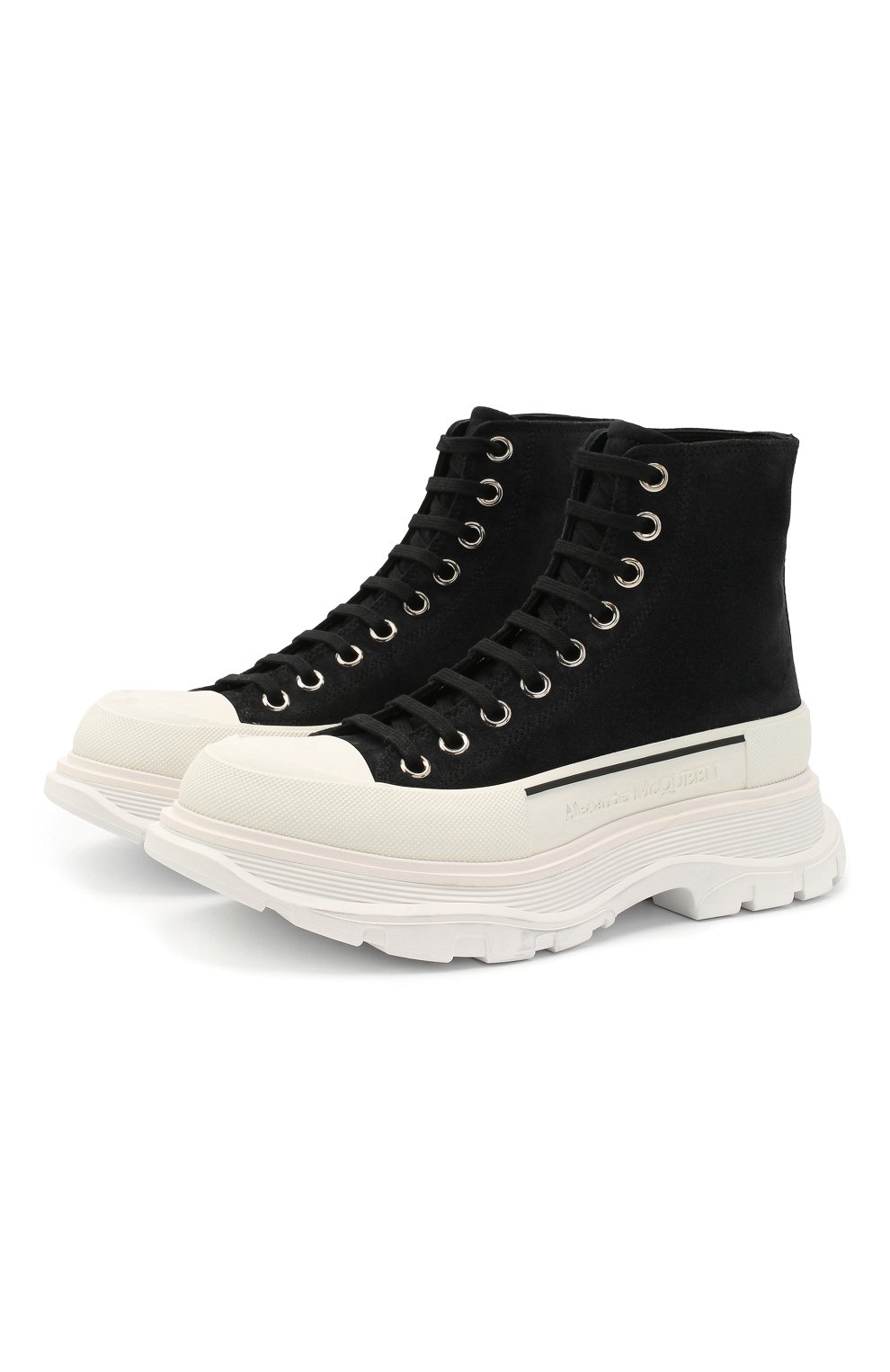 Замшевые ботинки ALEXANDER MCQUEEN, арт. 633900/WHBGU, фото 1