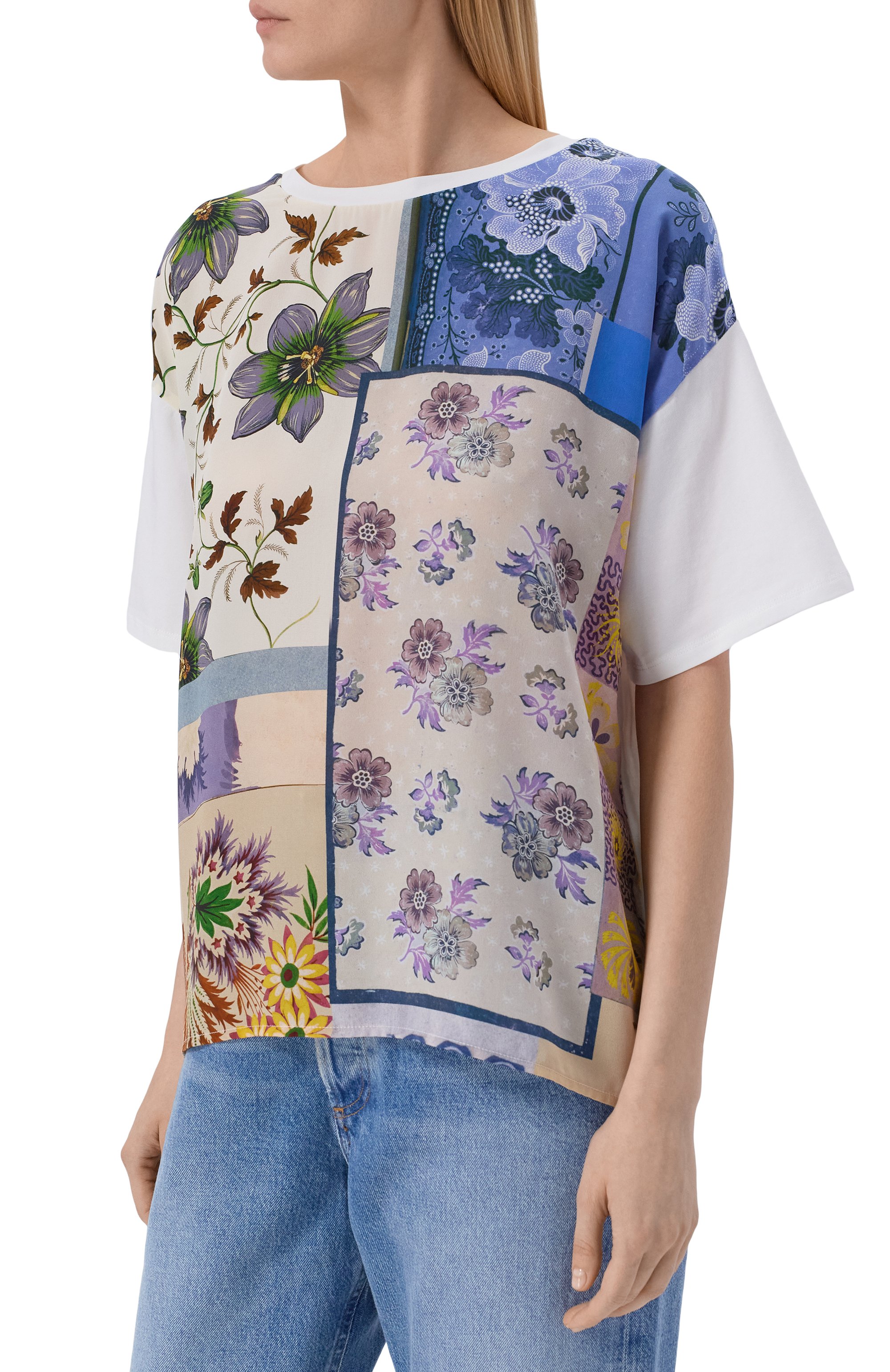 Хлопковая футболка WEEKEND MAX MARA, арт. WKDPAMPAS, фото 3