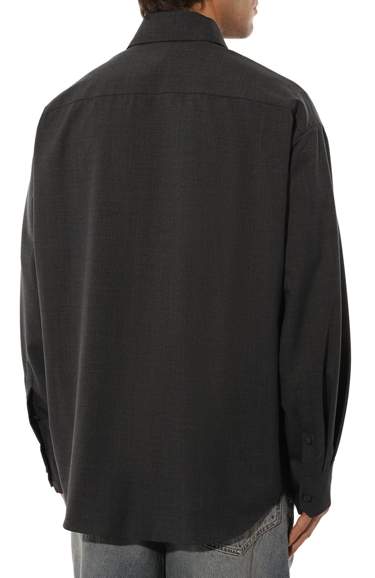 Шерстяная рубашка VALENTINO, арт. 5V0ABT90/AES, фото 4