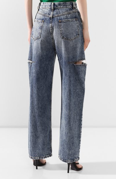 Джинсы MAISON MARGIELA синего цвета по цене 54650 руб., арт. S51LA0107/S30617, фото 4 Джинсы MAISON MARGIELA, арт. S51LA0107/S30617, фото 4
