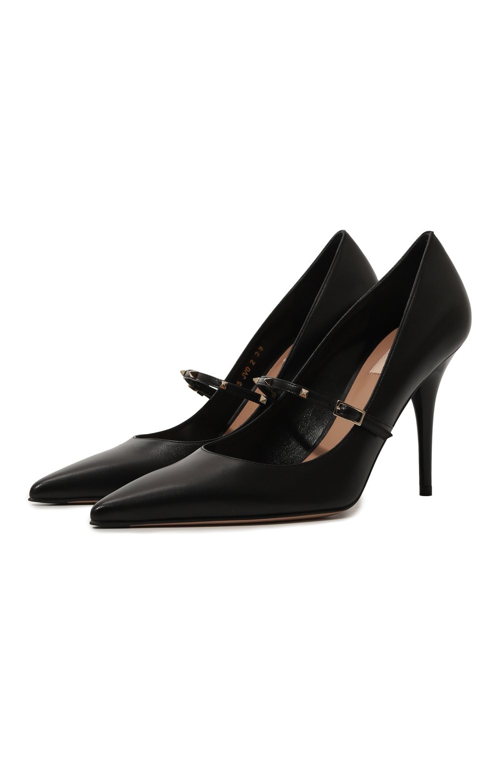 Кожаные туфли rockstud wispy VALENTINO, арт. 5W2S0JV0/SBQ, фото 1