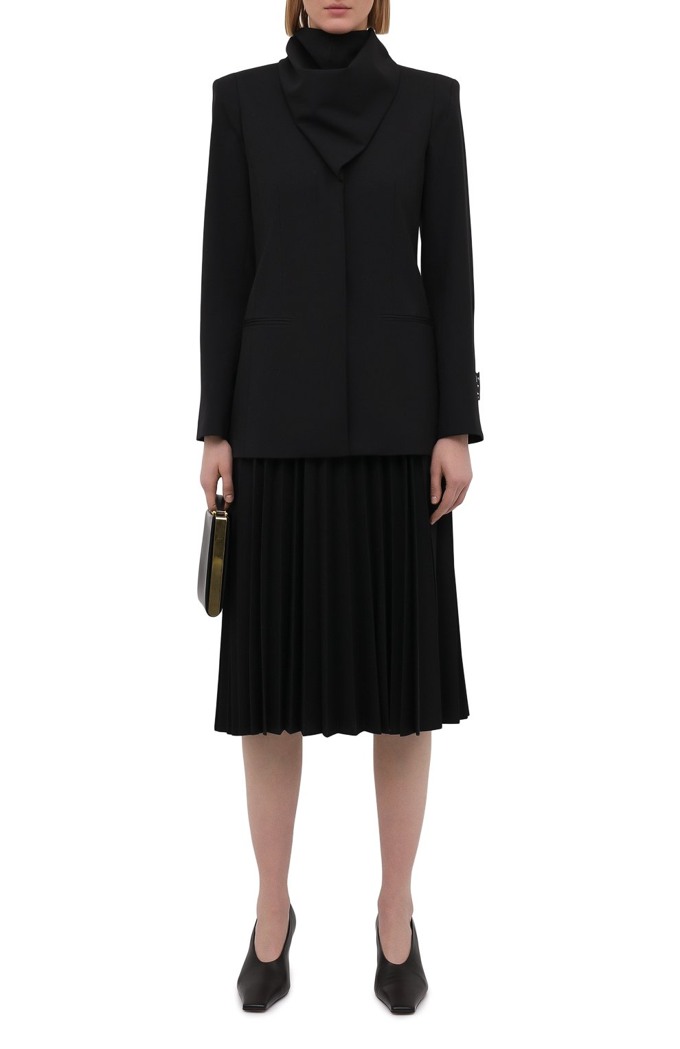 Жакет OFF-WHITE черного цвета по цене 180500 руб., арт. 0WEF073S21FAB001, фото 2 Жакет OFF-WHITE, арт. 0WEF073S21FAB001, фото 2