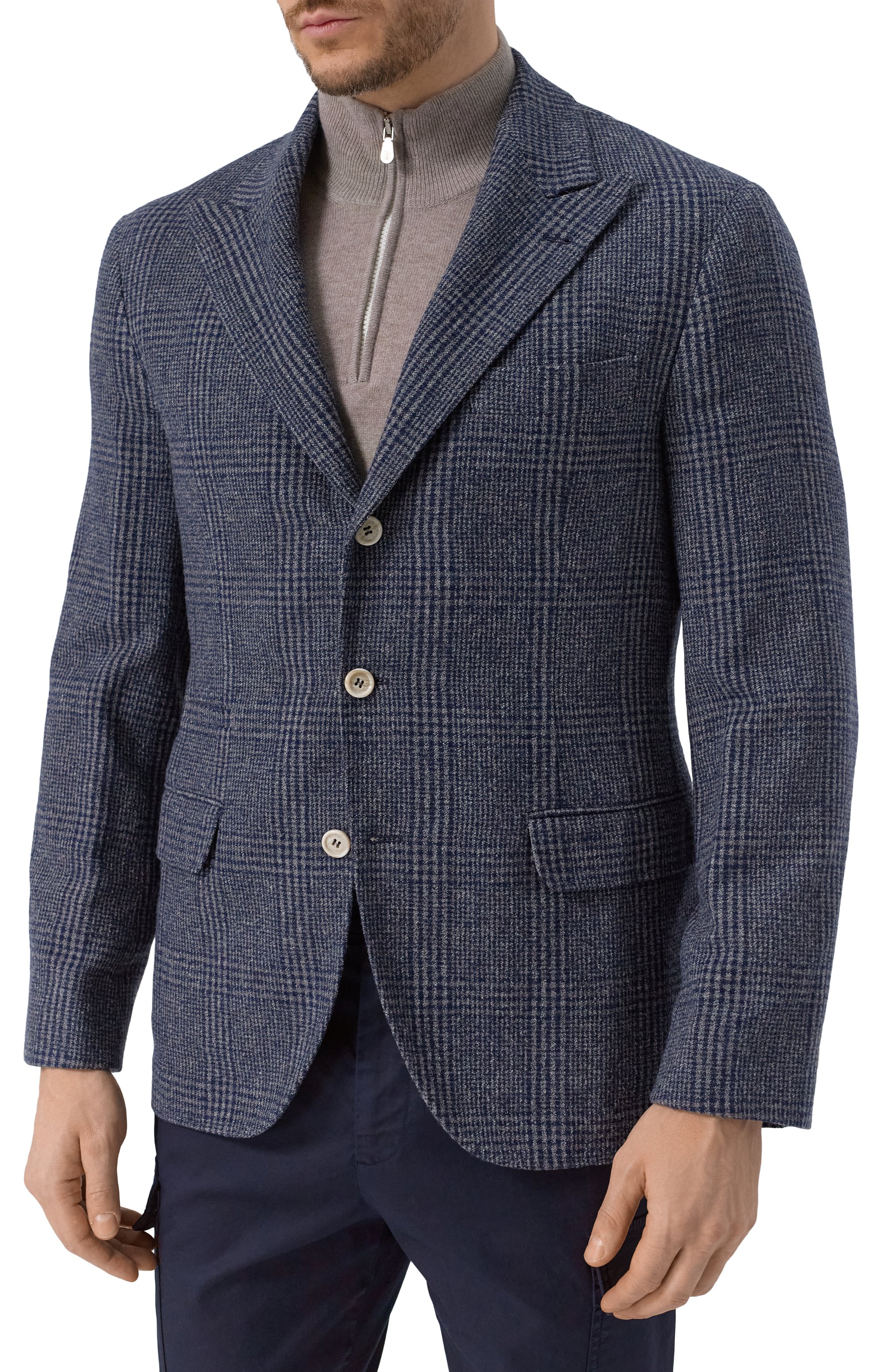 Пиджак из шерсти и шелка BRUNELLO CUCINELLI, арт. MY4367BFD, фото 4