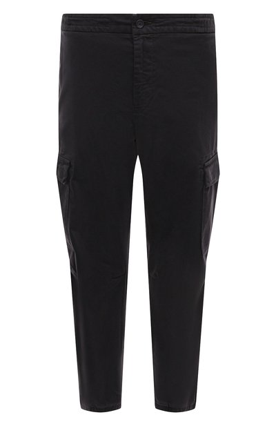 Хлопковые джоггеры BOSS ORANGE темно-синего цвета по цене 12400 руб., арт. 50484948, фото 1 Хлопковые джоггеры BOSS ORANGE, арт. 50484948, фото 1