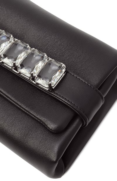 Клатч kya JIMMY CHOO черного цвета по цене 89950 руб., арт. KYARXU, фото 3 Клатч kya JIMMY CHOO, арт. KYARXU, фото 3