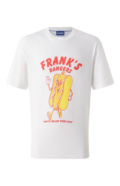 Мужская хлопковая футболка HUGO BLUE, арт. 50532123