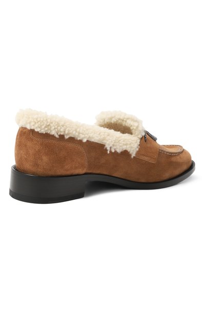 Замшевые лоферы morgana RENE CAOVILLA, арт. C12635-020/CR01, фото 5