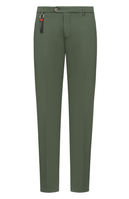Хлопковые брюки Marco Pescarolo SLIM80/5300 Зелёный SLIM80/5300