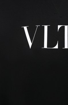 Женское хлопковое платье VALENTINO черного цве�та, арт. VB3MF08L64H | Фото 5 (Рукава: Длинные; Длина Ж (юбки, платья, шорты): Мини; Случай: Повседневный; Региональные ограничения белый список (Axapta Mercury): RU; Материал сплава: Проставлено; Материал внешний: Хлопок; Стили: Спорт-шик; Драгоценные камни: Проставлено; Женское Кросс-КТ: Платье-одежда)