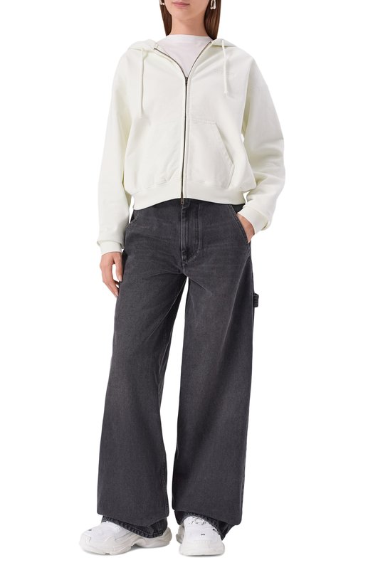 Хлопковая толстовка VETEMENTS UH76ZU130I Белый  UH76ZU130I Фото 2