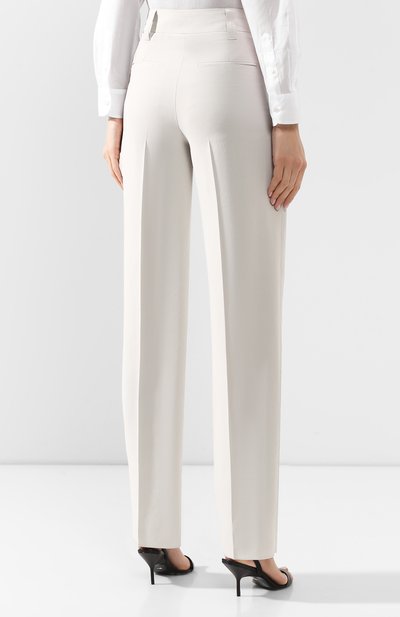 Шелковые брюки GIORGIO ARMANI бежевого цвета по цене 143500 руб., арт. 0SHPP09M/T01HI, фото 4 Шелковые брюки GIORGIO ARMANI, арт. 0SHPP09M/T01HI, фото 4