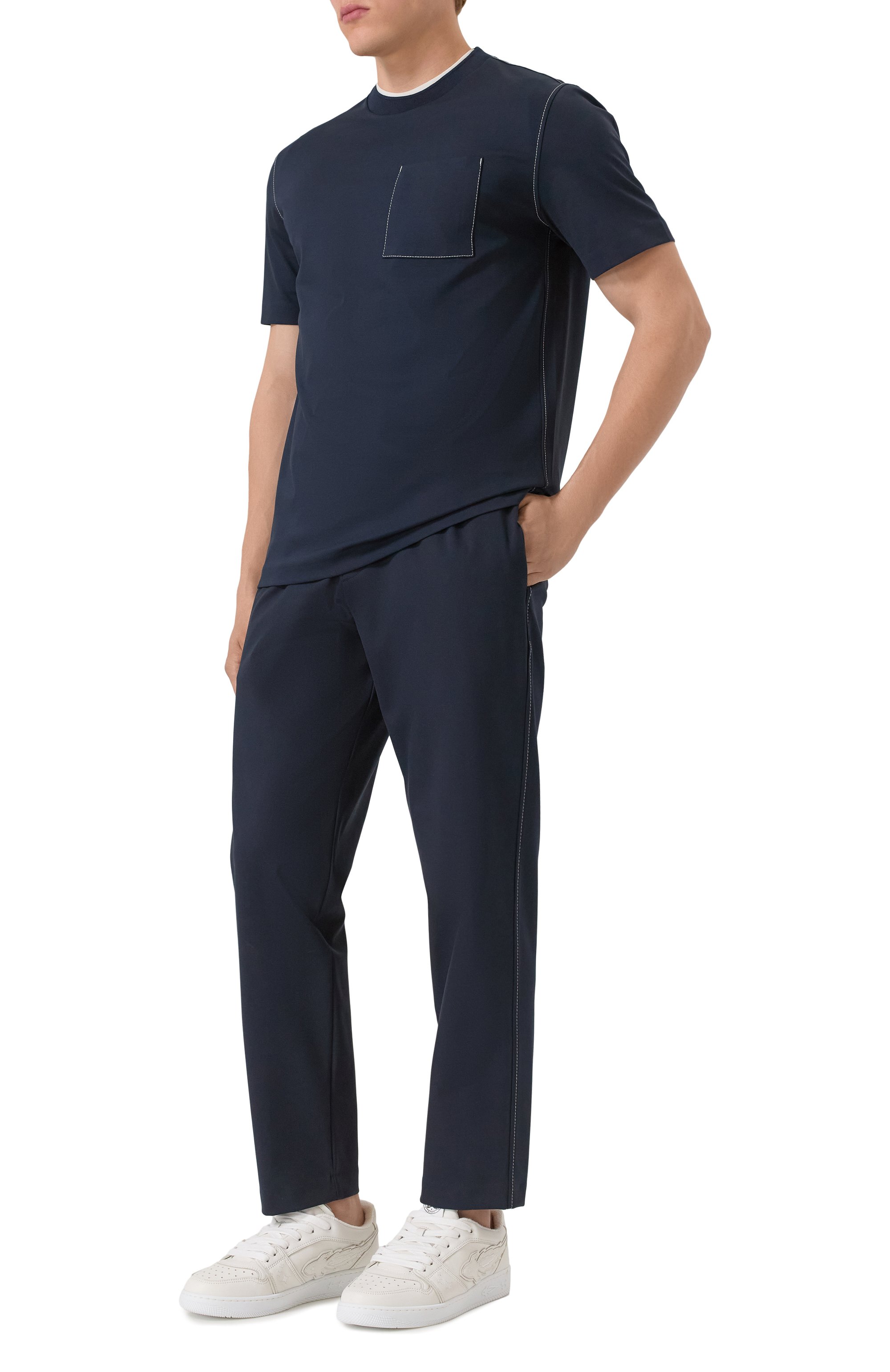 Хлопковые брюки BOSS, арт. 50543412, фото 2